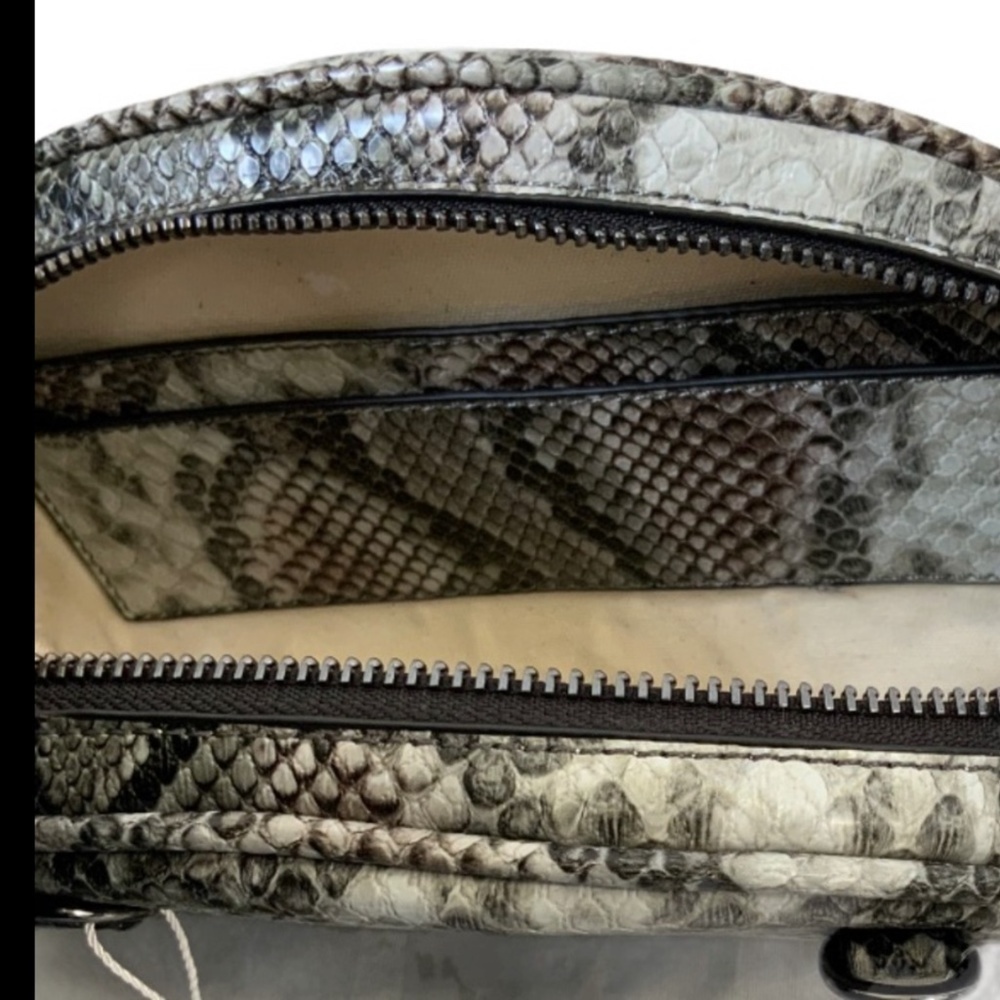 Abbie & Emmie Crossbody Animal print Snakeskin Bag Convertible Clutch Multicolor - Picture 7 of 9